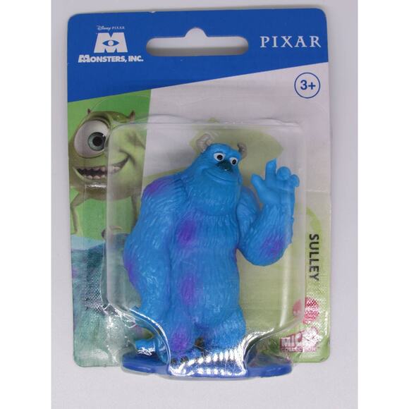 NEW Sulley Monsters, Inc Disney Pixar Mattel Canada Cake Topper Micro Collection - Picture 1 of 12